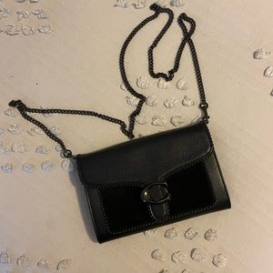 Coach crossbody: Polished pebble leather